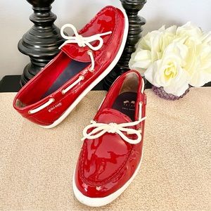 Women’s Cole Haan Nantucket Patent Leather Boat Shoes